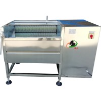 Automatic large scale stainless steel industrial sweet potato washing machine